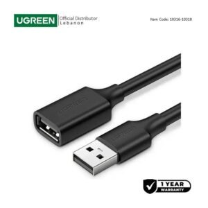 UGREEN USB 2.0 Cable Extension Male to Female 5M