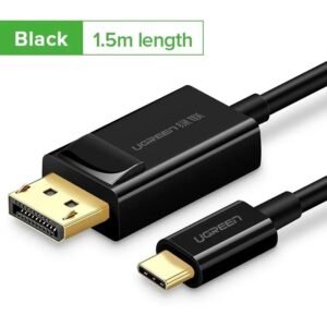 UGREEN USB-C Male to Display Port Male Braided Cable 1.5m, Support 4K@60Hz - MM139 50994