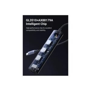 2025/12/1000368177.jpg UGREEN 4 in 1 USB-C Hub to Gigabit Ethernet with 3 * USB 3.0 - CM475 60600