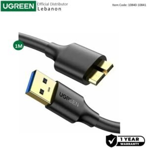 UGREEN Hard Drive Data Cable USB 3.0 A to Micro USB 3.0 Cable, 0.5M