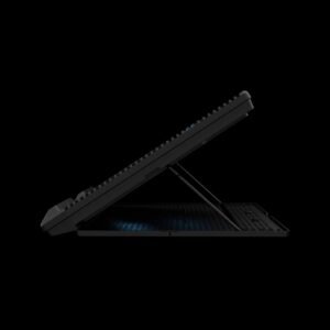 GAMDIAS AETHER E1 Laptop Cooling Pad With Triple 120mm Fans, 7 Height Levels, Dual USB Ports, Blue LED, And Compatibility for Up To 19” Laptops