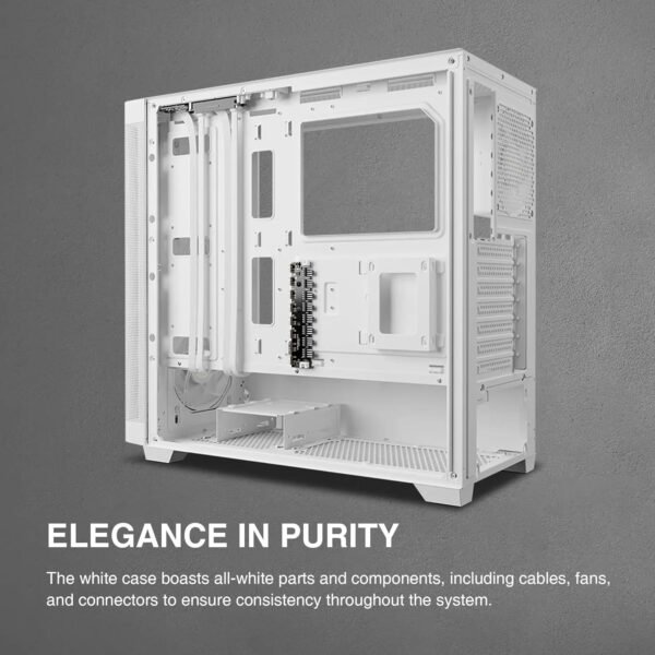 2025/12/1000374988.jpg GAMDIAS ATHENA M3 WH – High-Airflow Mid-Tower With 4 ARGB PWM Fans, Dual 360mm Radiator Support, E-ATX Compatibility, White Components, Gen 2 Type-C, And 8-Port ARGB Hub | WHITE