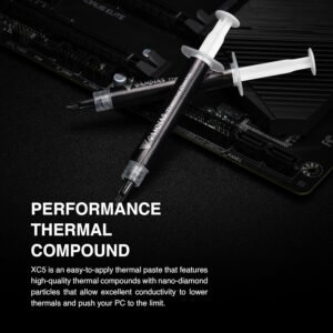 2025/12/1000374991.jpg GAMDIAS XC5 PERFORMANCE THERMAL COMPOUND 4g : Nano-diamond Base Material ; 3-in-1 Application Kit ; Non-Electrically Conductive ; -50℃~220℃ Temp Range ; <0.1 Thermal Impedance | SILVER