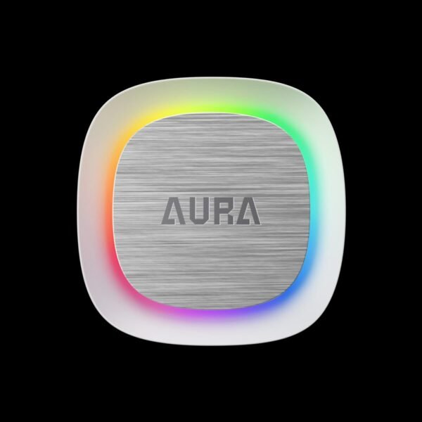 Gamdias Aura GL-120 V2 | Liquid CPU Cooler | RGB Stream Lighting | Hydraulic Bearing PWM Fan | COMPATIBLE INTEL & RYZRN | Pump up to 2700 RPM – WHITE