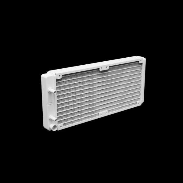 Gamdias Aura GL240 Digital WH Liquid Cooler With 2.1-Inch Real-Time Display, Dual 120mm PWM ARGB Fans, Upgraded Copper Base, 73.7 CFM Airflow, LGA 1851 And AM5 Support | WHITE