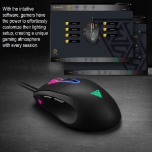 2025/12/1000375895-1.jpg GAMDIAS ZEUS M5 RGB Wired Gaming Mouse ; Adjustable up to 12800 DPI Advanced Gaming Optical Sensor ; Lightweight 99 gram ; 7 Smart Keys ; 10 million Clicks ; Software Support | BLACK