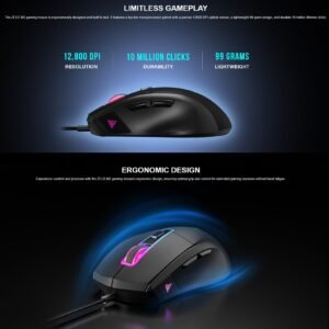 2025/12/1000375896.jpg GAMDIAS ZEUS M5 RGB Wired Gaming Mouse ; Adjustable up to 12800 DPI Advanced Gaming Optical Sensor ; Lightweight 99 gram ; 7 Smart Keys ; 10 million Clicks ; Software Support | BLACK