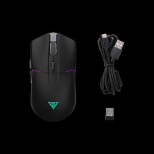 2025/12/1000379354.jpg GAMDIAS HADES M3 RGB Wireless Gaming Mouse ; low-latency 2.4GHz Wireless, Wired USB Type-C to A, and Bluetooth Connections ; Lightweight 79-gram ; 7 Keys ; Adjustable 10000 DPI Advanced Gaming Optical Sensor | BLACK