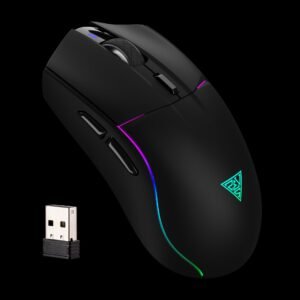 2025/12/1000379355.jpg GAMDIAS HADES M3 RGB Wireless Gaming Mouse ; low-latency 2.4GHz Wireless, Wired USB Type-C to A, and Bluetooth Connections ; Lightweight 79-gram ; 7 Keys ; Adjustable 10000 DPI Advanced Gaming Optical Sensor | BLACK