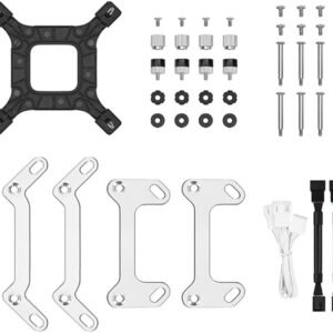 2025/12/1000379413.jpg DeepCool LS520 SE Liquid Cooler 240mm 4th Gen Dual-Chamber Pump 3100RPM 280w TDP AIO CPU Cooler with ARGB Fans – WHITE