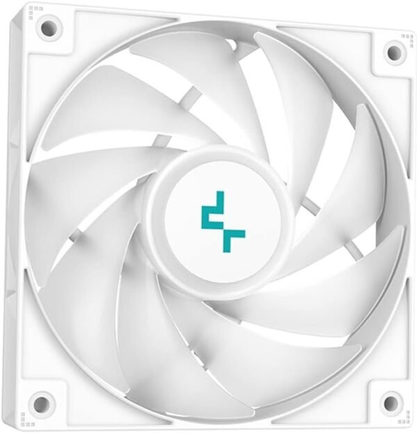 2025/12/1000379414.jpg DeepCool LS520 SE Liquid Cooler 240mm 4th Gen Dual-Chamber Pump 3100RPM 280w TDP AIO CPU Cooler with ARGB Fans – WHITE