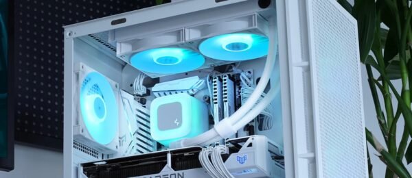 DeepCool LE240 WH V2 CPU Liquid Cooler 240mm Radiator With Frosted Pump 2x ARGB Fans Anti-Leak Tech PWM Control Intel LGA1851/1700/1200 AMD AM5/AM4 | WHITE