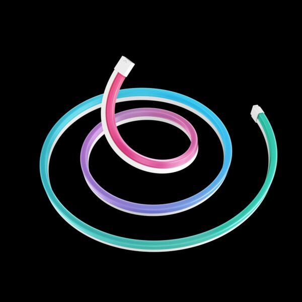 DeepCool EA160 ARGB PC Light Strip With 96 SMD3535 LEDs, 1600mm Flexible Silicone Body, Translucent Diffuser, 3M Mounting Clips, And Motherboard Sync Support | WHITE