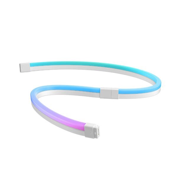 2025/12/1000380404.jpg DeepCool EA080 ARGB Light Strip Kit With 2×400mm Flexible SMD3535 LED Strips, 30×2 LEDs, Diffused Silicone Design, Sync Support, Mounting Clips, And 3M Adhesive | WHITE