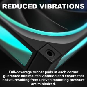 2025/12/1000381216.jpg DeepCool FL12-3 IN 1 ARGB PWM Fan Kit, 120mm x3, 500–2150 RPM, 55 CFM, ≤32 dB, Fluid Dynamic Bearing, 36 Gen2 LEDs, PBT Frame, 8-Pin Daisy Chain, Anti-Vibration Pads | BLACK