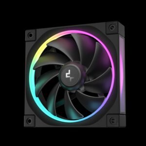 2025/12/1000381219-scaled.jpg DeepCool FL12-3 IN 1 ARGB PWM Fan Kit, 120mm x3, 500–2150 RPM, 55 CFM, ≤32 dB, Fluid Dynamic Bearing, 36 Gen2 LEDs, PBT Frame, 8-Pin Daisy Chain, Anti-Vibration Pads | BLACK