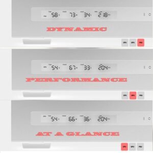 2025/12/1000381245.jpg DeepCool CH690 DIGITAL PC Case With Digital Display, Glass Panel, GPU Holder, USB-C, 450mm GPU, 420mm Radiator, ATX Support, 8 Slots, 3.5”+2.5” Drive Bays, Mesh Mod Option | WHITE