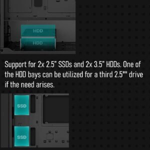 2025/12/1000381272.jpg DeepCool CC560 ARGB V2 E-ATX Mid-Tower Case | 4 Pre-Installed ARGB PWM Fans | Airflow Front Panel | Tempered Glass | 360mm Radiator Support , Up to 370mm GPU | up to E-ATX Support | Black