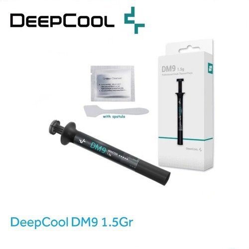 Deepcool DM9 Silicone Resin Based Thermal Paste ; Ultra-stable within -50°C to +250°C ; Professional-Grade Low Thermal Resistance & High Thermal Conductivity ; 1.5g Grease Weight | GREY