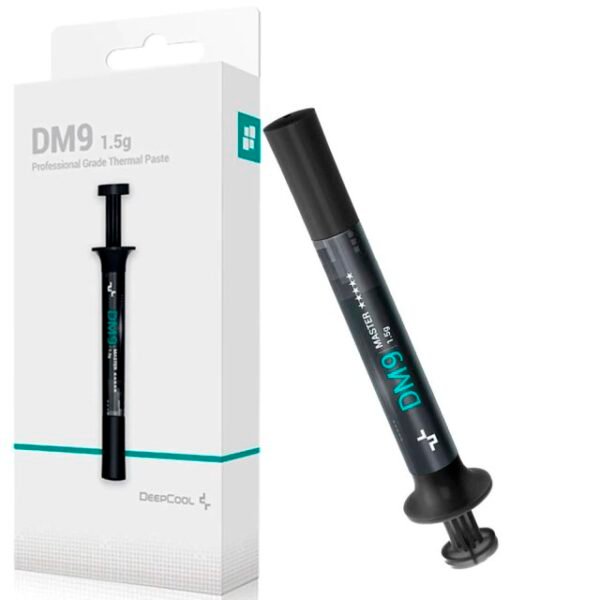 Deepcool DM9 Silicone Resin Based Thermal Paste ; Ultra-stable within -50°C to +250°C ; Professional-Grade Low Thermal Resistance & High Thermal Conductivity ; 1.5g Grease Weight | GREY