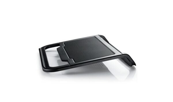 DeepCool N200 Laptop Cooler Black With 120mm Silent Fan, Aluminum Mesh Panel, Anti-Slip Bar, USB Passthrough, And Hydro Bearing For Efficient Cooling for Laptops up to 15.6 inches | BLACK