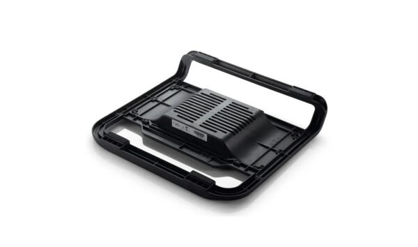 DeepCool N200 Laptop Cooler Black With 120mm Silent Fan, Aluminum Mesh Panel, Anti-Slip Bar, USB Passthrough, And Hydro Bearing For Efficient Cooling for Laptops up to 15.6 inches | BLACK