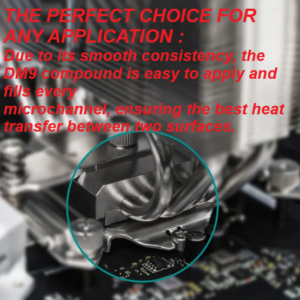 Deepcool DM9 Silicone Resin Based Thermal Paste 4 grams ; Ultra-stable within -50°C to +250°C ; Professional-Grade Low Thermal Resistance & High Thermal Conductivity ; 4g Grease Weight | GREY