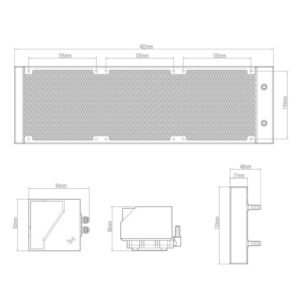 2025/12/1000381337.jpg DeepCool LT360 WH ARGB AIO WHITE LIQUID COOLER : Infinity Mirror Frosty Cube with Copper Coldplate – 3400 RPM 5th Generation Water Pump – 3x 120mm ARGB PWM Fans – Intel and AMD Compatibility | WHITE