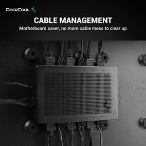 2025/12/1000381373.jpg DeepCool SC790 Fan Hub 2in1 PWM & ARGB 6-Port 5v-3pin Aura SYNC Addressable RGB and 6-Port 4pin PWM Fan Hub with Magnetic Backplane Compatible with ASUS Aura, GIGABYTE Fusion, MSI Mystic Light, and ASRock Polychrome