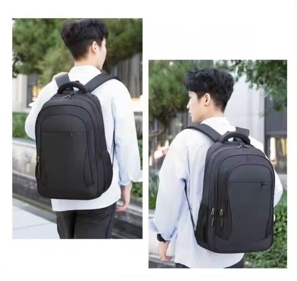 2025/12/1000381425.jpg Black Laptop Backpack, Rucksack, Lightweight – fits up to 17″ inch Laptop or Tablet – Water Resistant – Large Capacity & Organized Pockets – Carry on Flight Approved – – for Work Travel University School Hiking