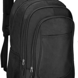 2025/12/1000381426.jpg Black Laptop Backpack, Rucksack, Lightweight – fits up to 17″ inch Laptop or Tablet – Water Resistant – Large Capacity & Organized Pockets – Carry on Flight Approved – – for Work Travel University School Hiking