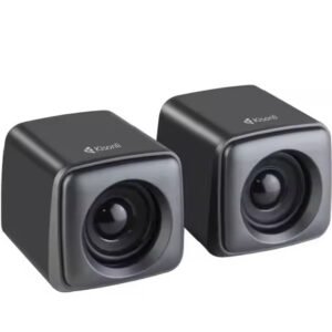 Kisonli A303 USB2 3W Speaker: 2.0 Stereo Sound, 3W x 2 Power, 3.5mm Audio Cable, High-Quality Sound for Laptop, Desktop, and Mobile Devices.