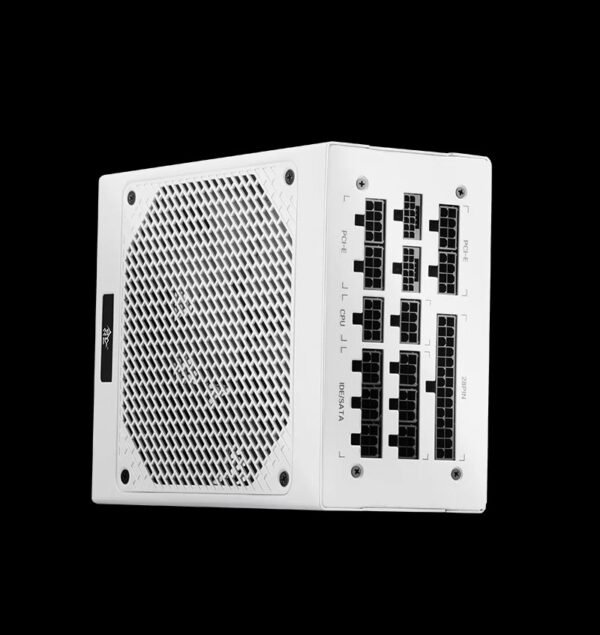 2025/12/1000381492.jpg Segotep KL-1250G 1250W PSU | 80+ Gold | ATX 3.0 | Fully Modular | PCIe 5.0 | White Edition | AI Cooling | Ultra-Silent 140mm Fan | White