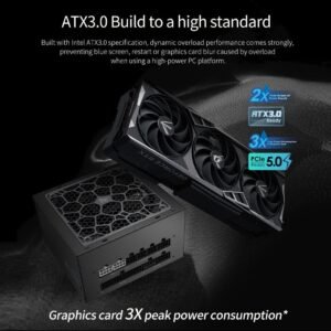 2025/12/1000381510.jpg Segotep MU-850G Full Modular 850W PSU – ATX 3.0 + PCIe 5.0 Ready, 80 Plus Gold Certified, All-Japanese Capacitors, Silent FDB Fan | BLACK