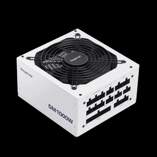 2025/12/1000381572.jpg Segotep GM1000W 80+ Gold PSU | Fully Modular | PCIe 5.1 Ready | ATX 3.1 Compliant | Smart Cooling | High Efficiency | Wide Voltage Support | White