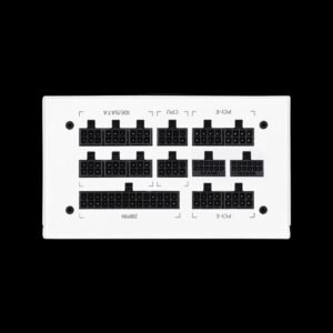 2025/12/1000381575.jpg Segotep GM1000W 80+ Gold PSU | Fully Modular | PCIe 5.1 Ready | ATX 3.1 Compliant | Smart Cooling | High Efficiency | Wide Voltage Support | White