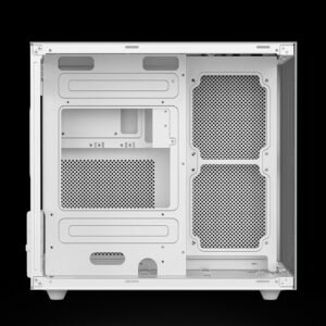 2025/12/1000381582-1.jpg Segotep Brave W1 M-ATX Case | Compact Gaming Case with Tempered Glass | USB Type-C Support | Up to 240mm Liquid Cooling | Sleek, Airy Design | White