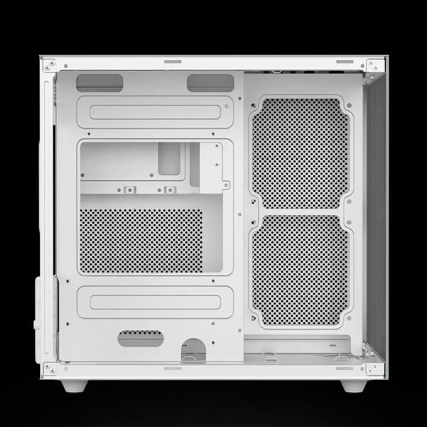 2025/12/1000381582-1.jpg Segotep Brave W1 M-ATX Case | Compact Gaming Case with Tempered Glass | USB Type-C Support | Up to 240mm Liquid Cooling | Sleek, Airy Design | White