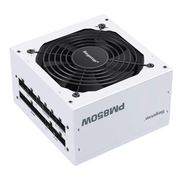 2025/12/1000381622.jpg Segotep PM850W | 850W Fully Modular Power Supply | 80+ Platinum | ATX 3.1 | PCIe 5.1 Ready | AI Temp Control | Clean Aesthetic, Peak Efficiency | White