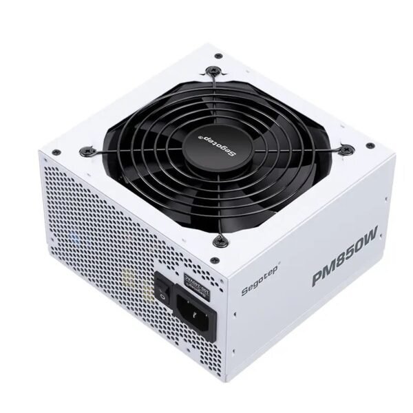 2025/12/1000381623.jpg Segotep PM850W | 850W Fully Modular Power Supply | 80+ Platinum | ATX 3.1 | PCIe 5.1 Ready | AI Temp Control | Clean Aesthetic, Peak Efficiency | White