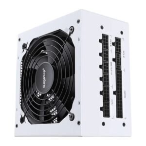 2025/12/1000381624.jpg Segotep PM850W | 850W Fully Modular Power Supply | 80+ Platinum | ATX 3.1 | PCIe 5.1 Ready | AI Temp Control | Clean Aesthetic, Peak Efficiency | White