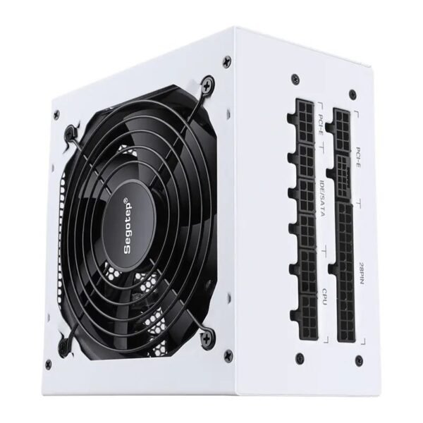 2025/12/1000381624.jpg Segotep PM850W | 850W Fully Modular Power Supply | 80+ Platinum | ATX 3.1 | PCIe 5.1 Ready | AI Temp Control | Clean Aesthetic, Peak Efficiency | White