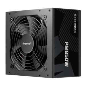 2025/12/1000381832.jpg Segotep PM850W | 850W Fully Modular Power Supply | 80+ Platinum | ATX 3.1 | PCIe 5.1 Ready | AI Temp Control | Clean Aesthetic, Peak Efficiency | Black