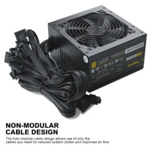 2025/12/1000381906.jpg Segotep GN650 650W 80+ Gold Certified Non-Modular ATX Power Supply with 120mm Silent Fan, Single 12V Rail, PFC Protection, RoHS Compliance, Global Voltage Adaptation