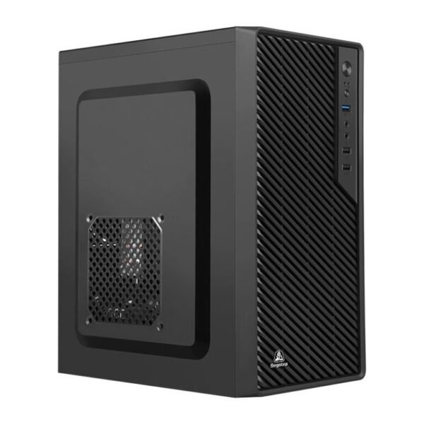 Segotep BX Mini 3 Compact MATX/ITX Case with Modern Business Design, Optimized Ventilation, Front I/O Access, 143mm CPU Cooler Support and Up to 250mm GPU Compatibility