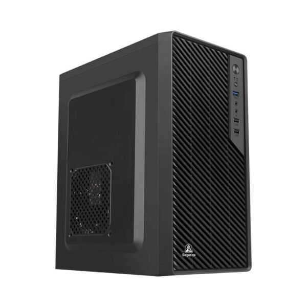 Segotep BX Mini 3 Compact MATX/ITX Case with Modern Business Design, Optimized Ventilation, Front I/O Access, 143mm CPU Cooler Support and Up to 250mm GPU Compatibility