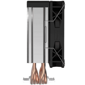 Segotep F16 ARGB CPU Air Cooler with 6×6mm Copper Heat Pipes, Detachable Digital Display, 120mm Hydraulic Bearing Fan, 155mm Tower Height, Intel LGA/AMD AM4/AM5 Compatible | Black