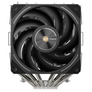 Segotep MU-HT6 Double-Tower CPU Air Cooler with Dual 120mm 5V ARGB Fans, 6x6mm Nickel-Plated Copper Heat Pipes, 270W TDP, CNC Copper Base, PWM Control and Wide Intel AMD Compatibility