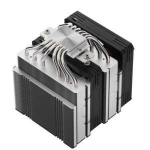 Segotep MU-HT6 Double-Tower CPU Air Cooler with Dual 120mm 5V ARGB Fans, 6x6mm Nickel-Plated Copper Heat Pipes, 270W TDP, CNC Copper Base, PWM Control and Wide Intel AMD Compatibility