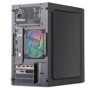 2025/12/1000382288.jpg Segotep Knight W3 M-ATX PC Case in Black with Dual Front & Single Rear 12cm Fan Support, 155mm CPU Radiator Height, 280mm GPU Length, ITX/M-ATX Compatibility, and Sleek Business Design